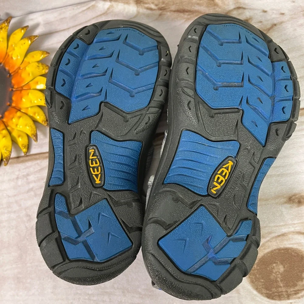 Keen Kids Newport H2 Water Sandals Gray Blue Shoes Outdoor K1 1 Boys